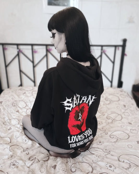 SATAN LOVES YOU FOR WHO YOU ARE Hoodie