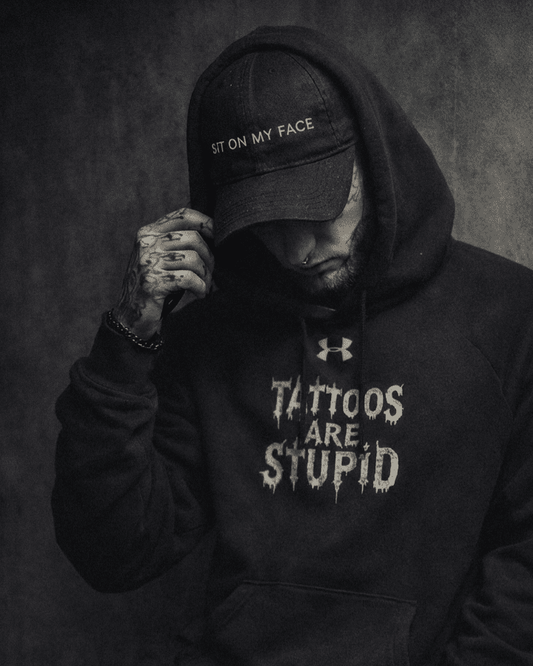 Sit On My Face Distressed Dad Hat