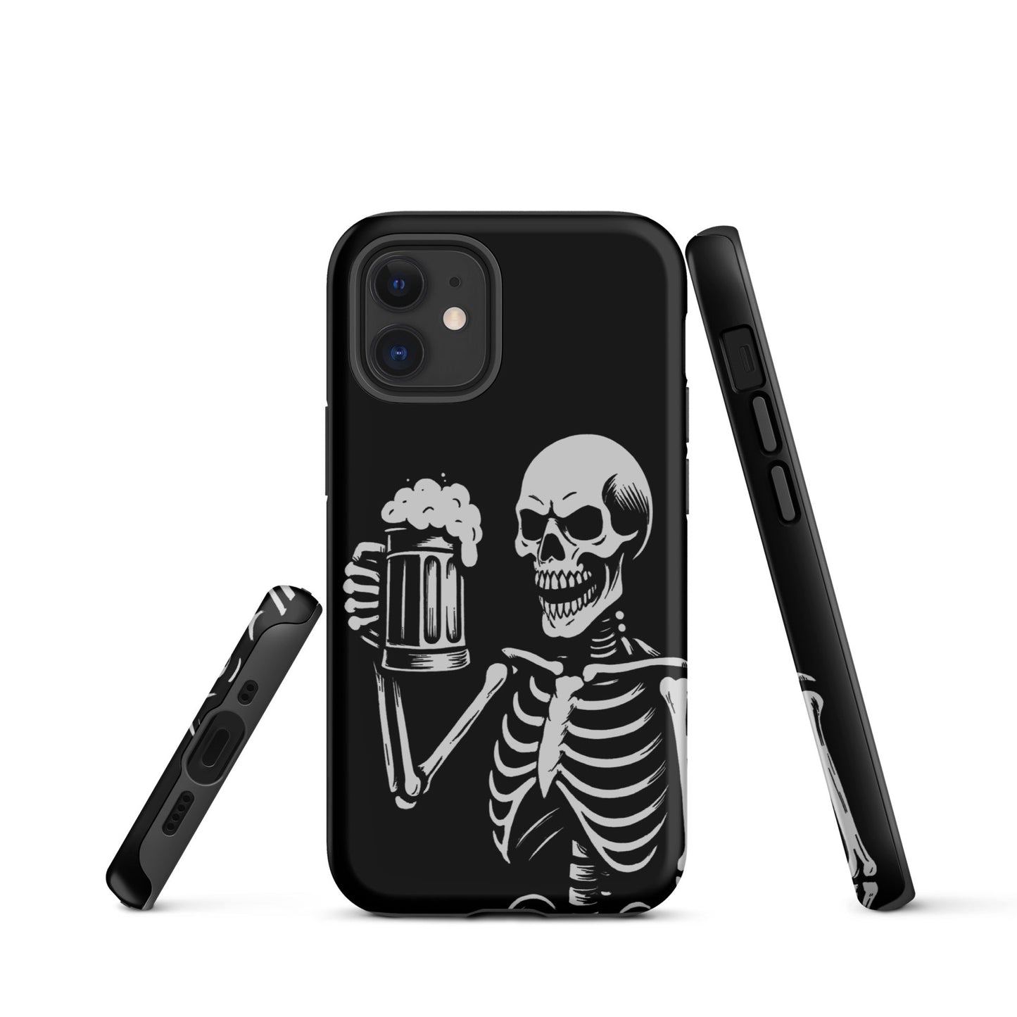 Skeleton Drinking Beer Phone Case for iPhone®