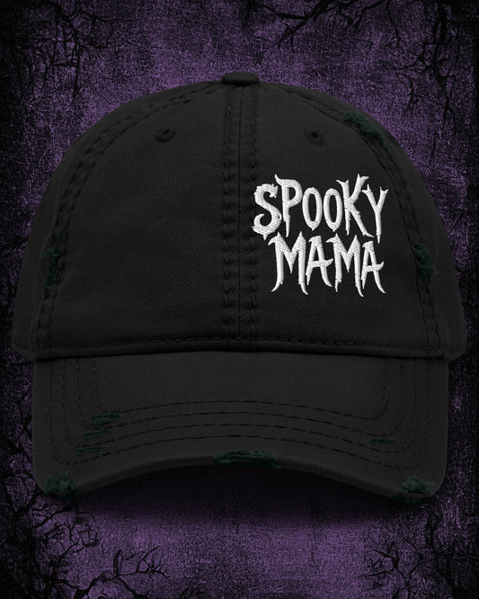 Spooky Mama Distressed Dad Hat
