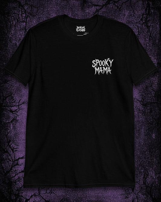 Spooky Mama Embroidered T-Shirt