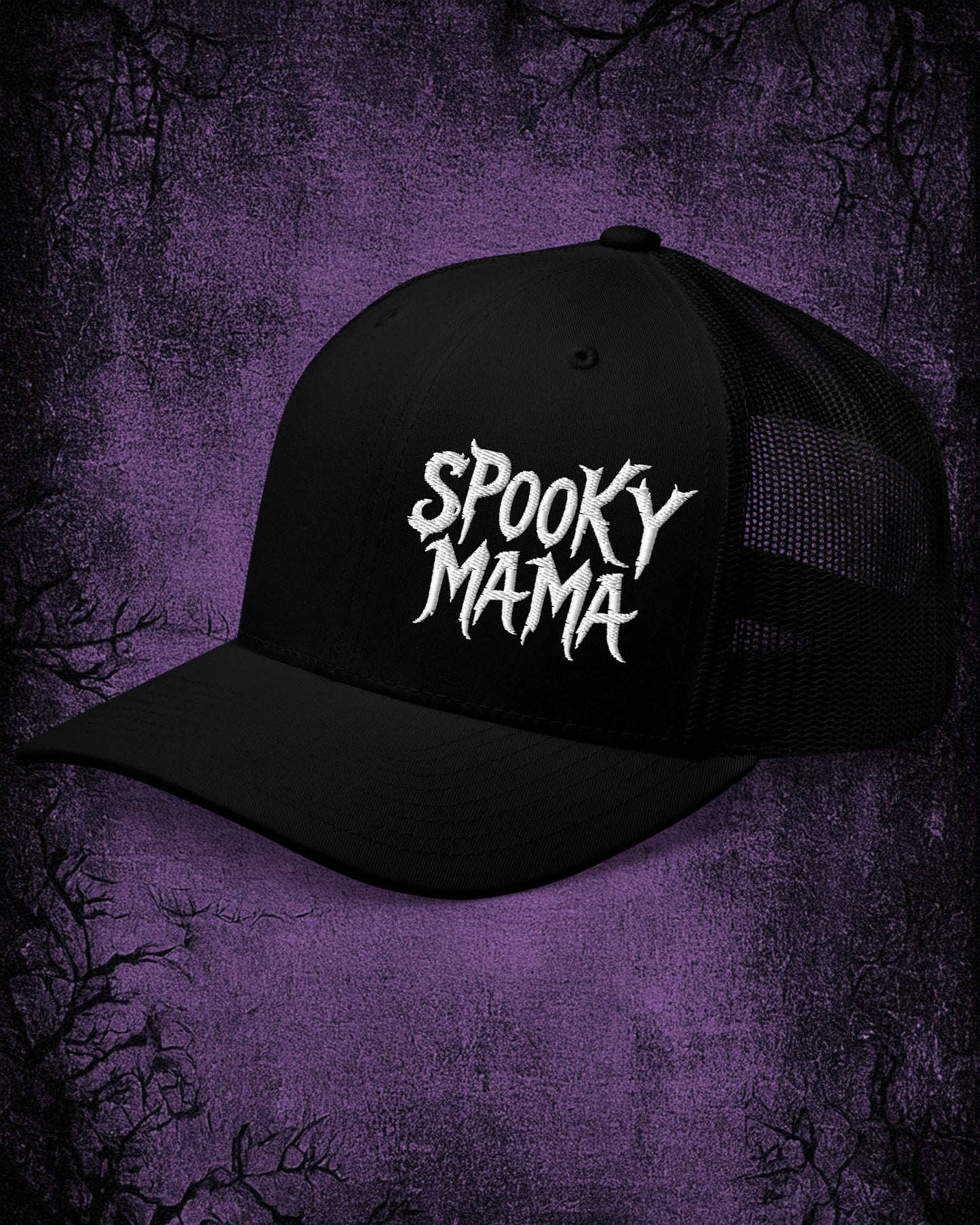 Spooky Mama Trucker Cap