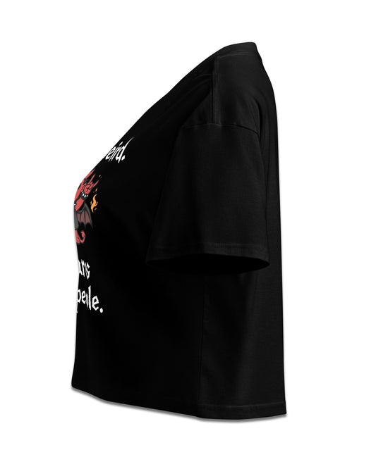 Stay Weird It Scares People Crop Top