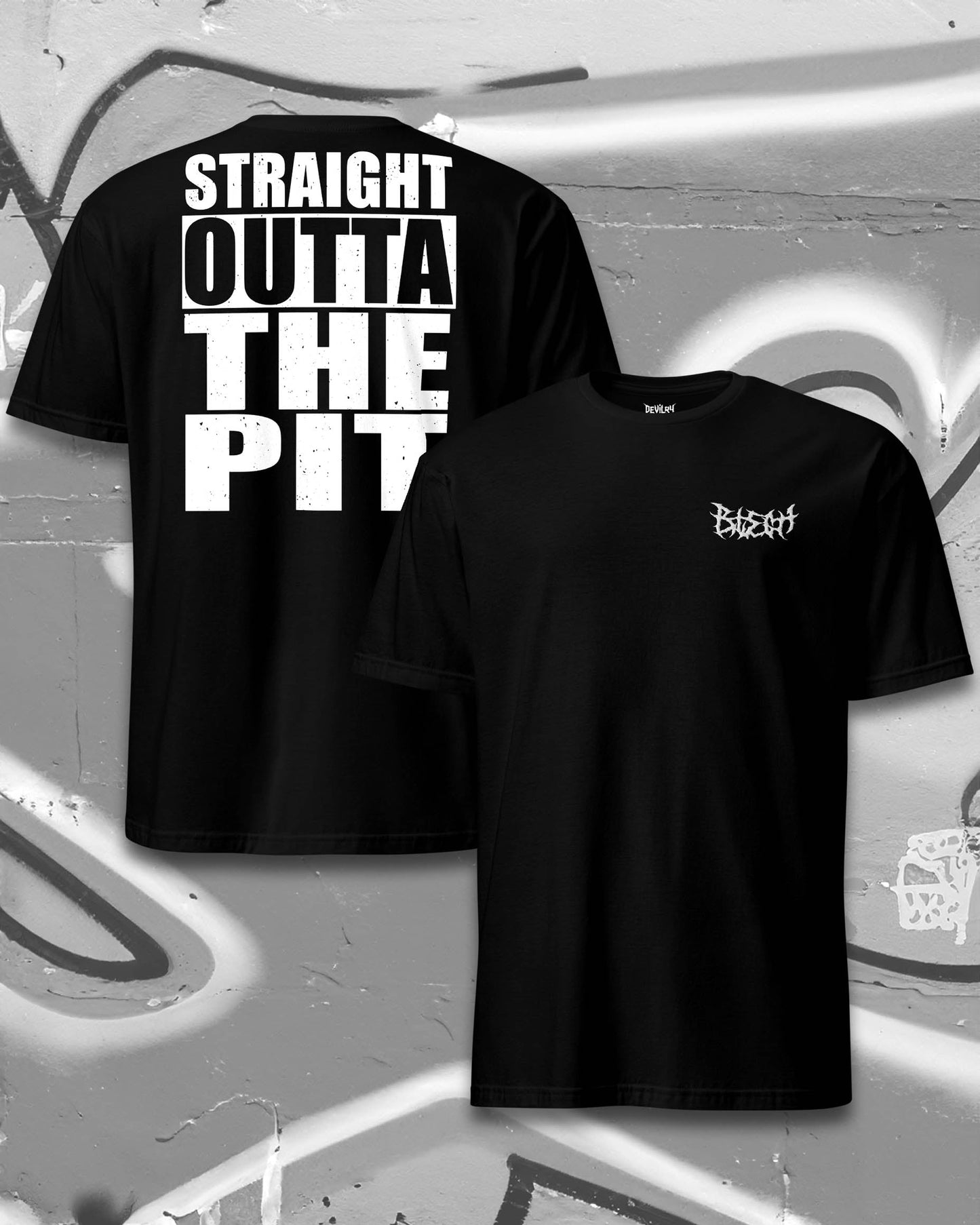 Straight Outta the Pit Embroidered T-Shirt