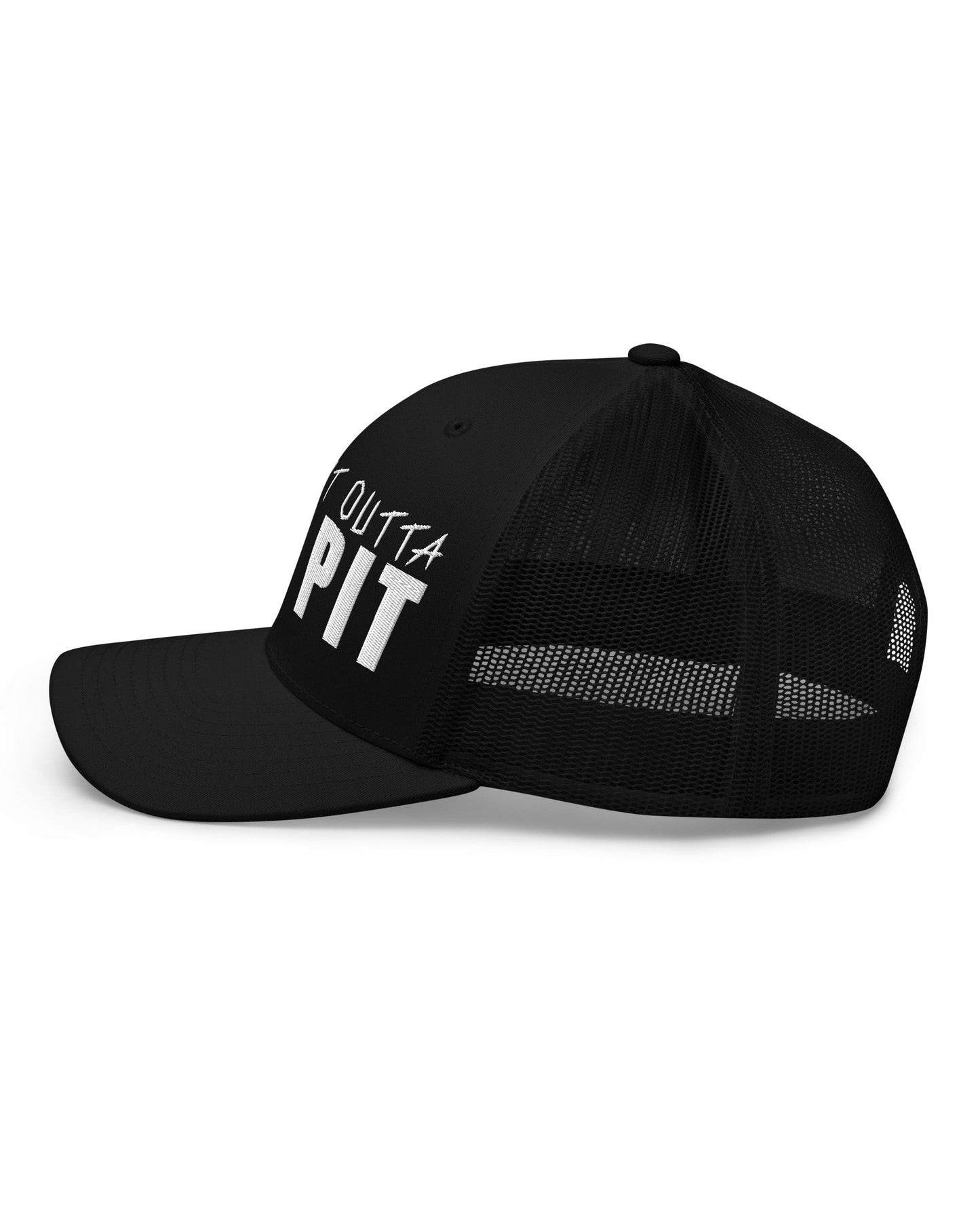 Straight Outta The Pit Trucker Cap