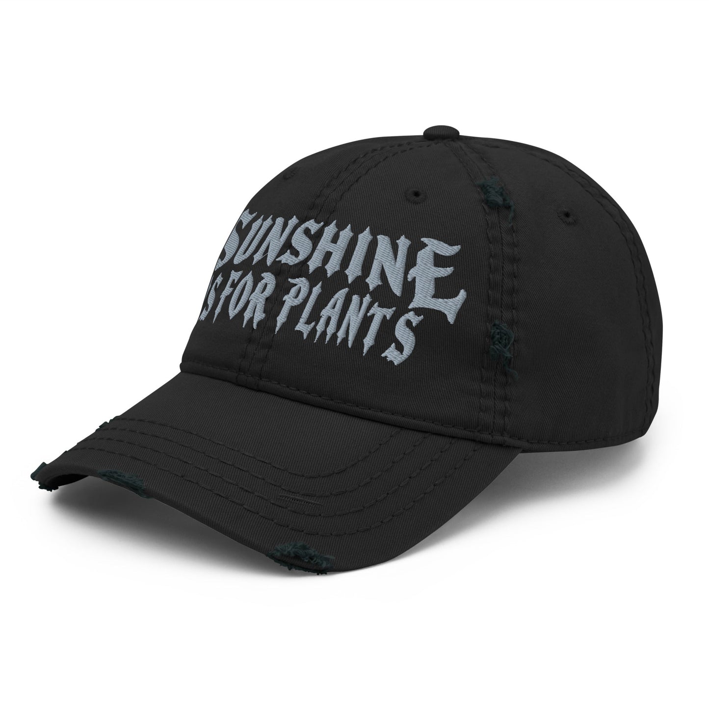 Sunshine Is For Plants Distressed Dad Hat