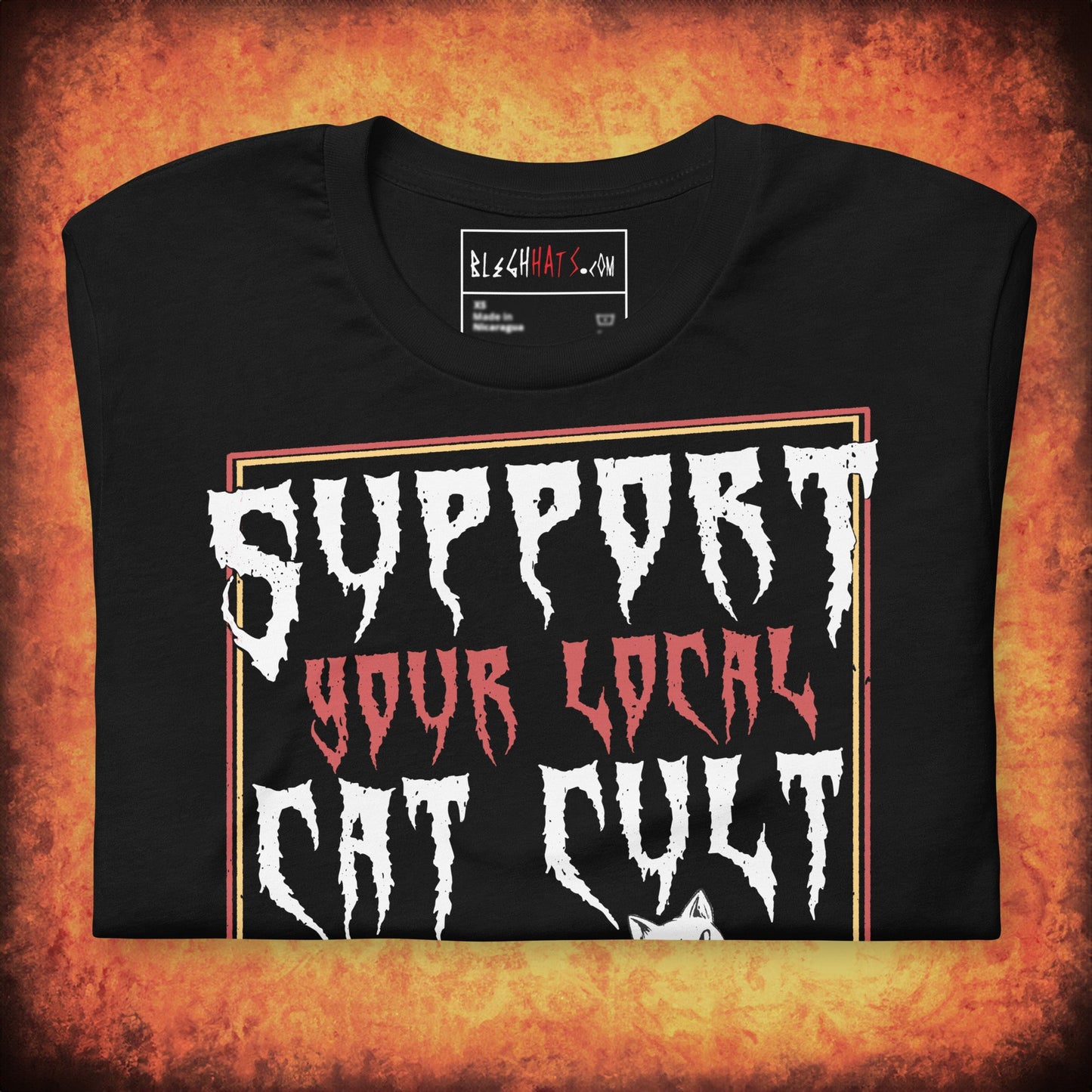 Support Your Local Cat Cult T-Shirt