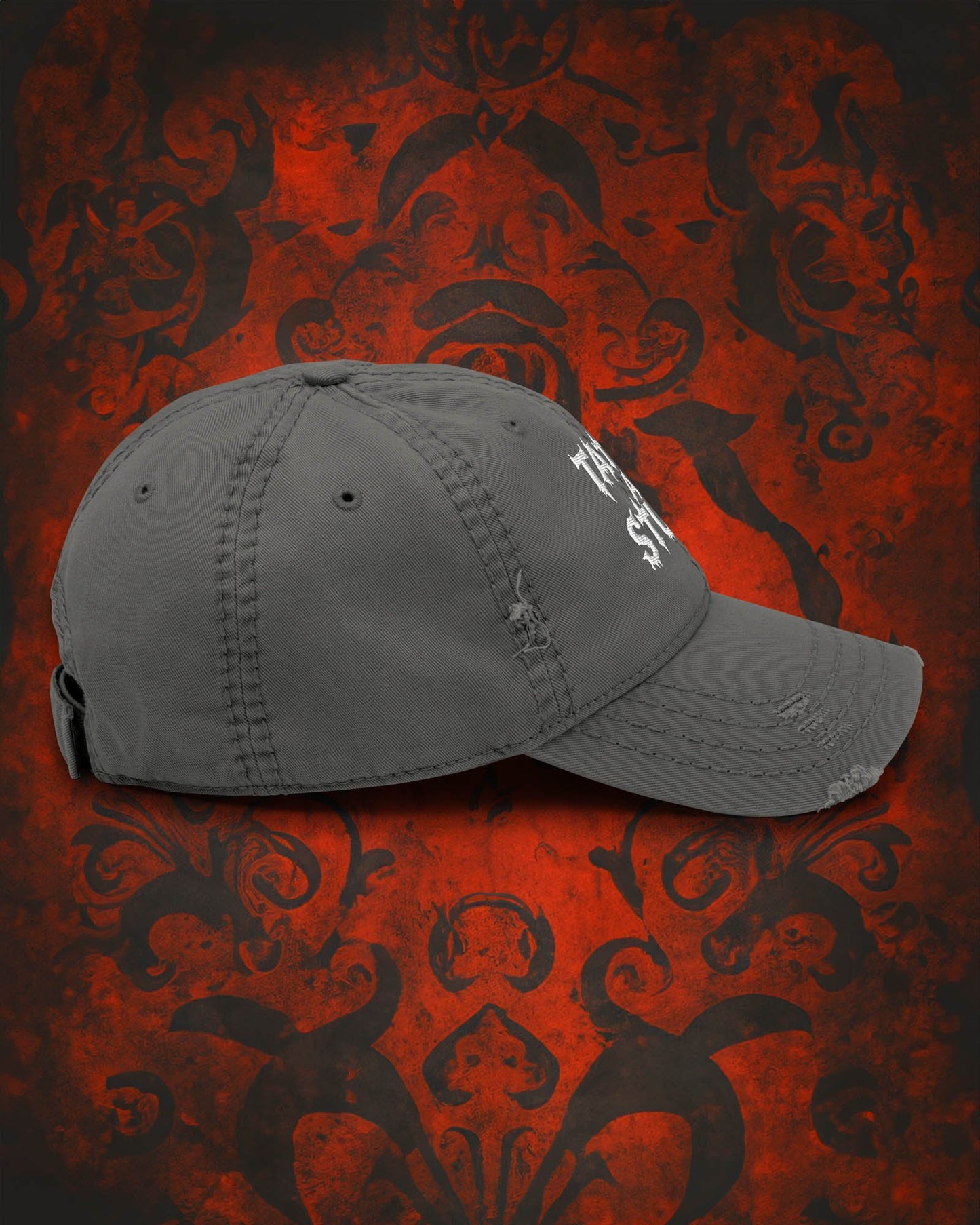 Tattoos Are Stupid Distressed Dad Hat