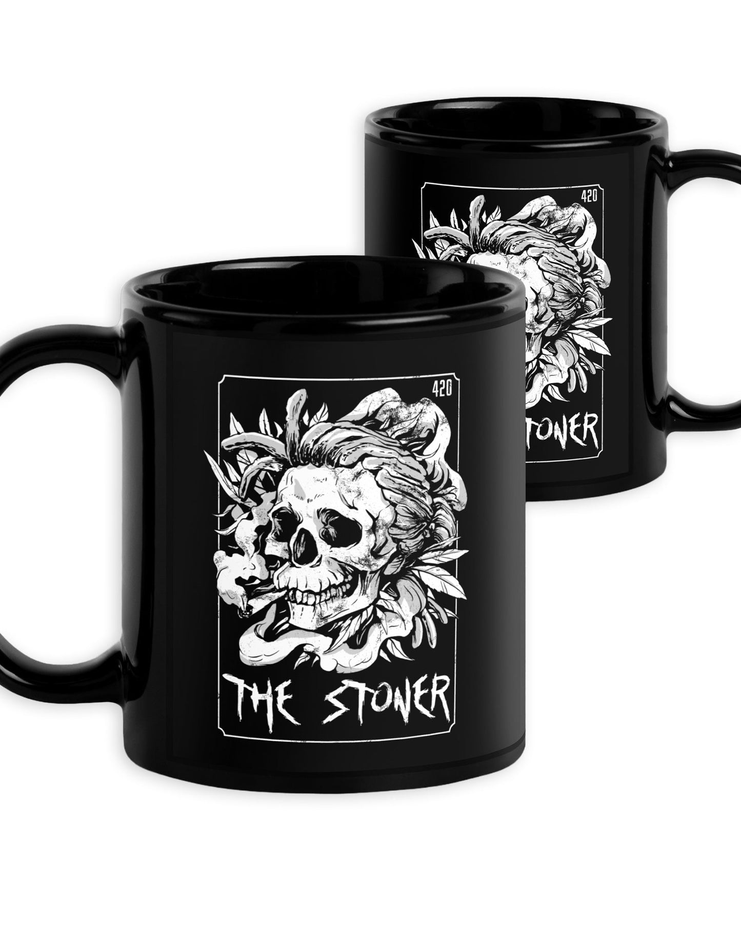The Stoner Tarot Card Mug Skeleton