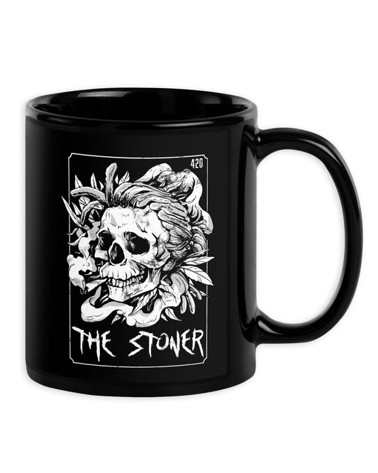 The Stoner Tarot Card Mug Skeleton