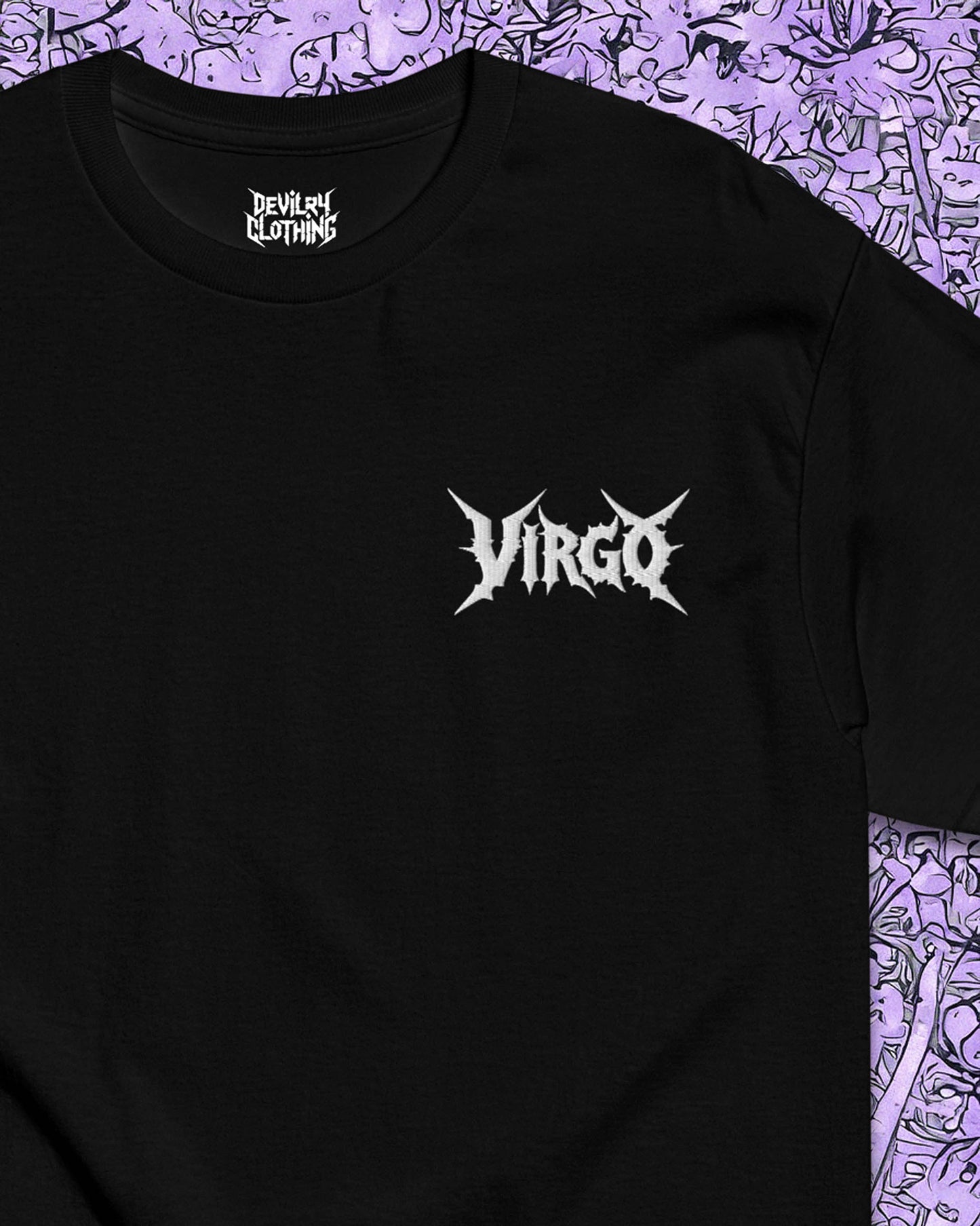 VIRGO Embroidered T-Shirt