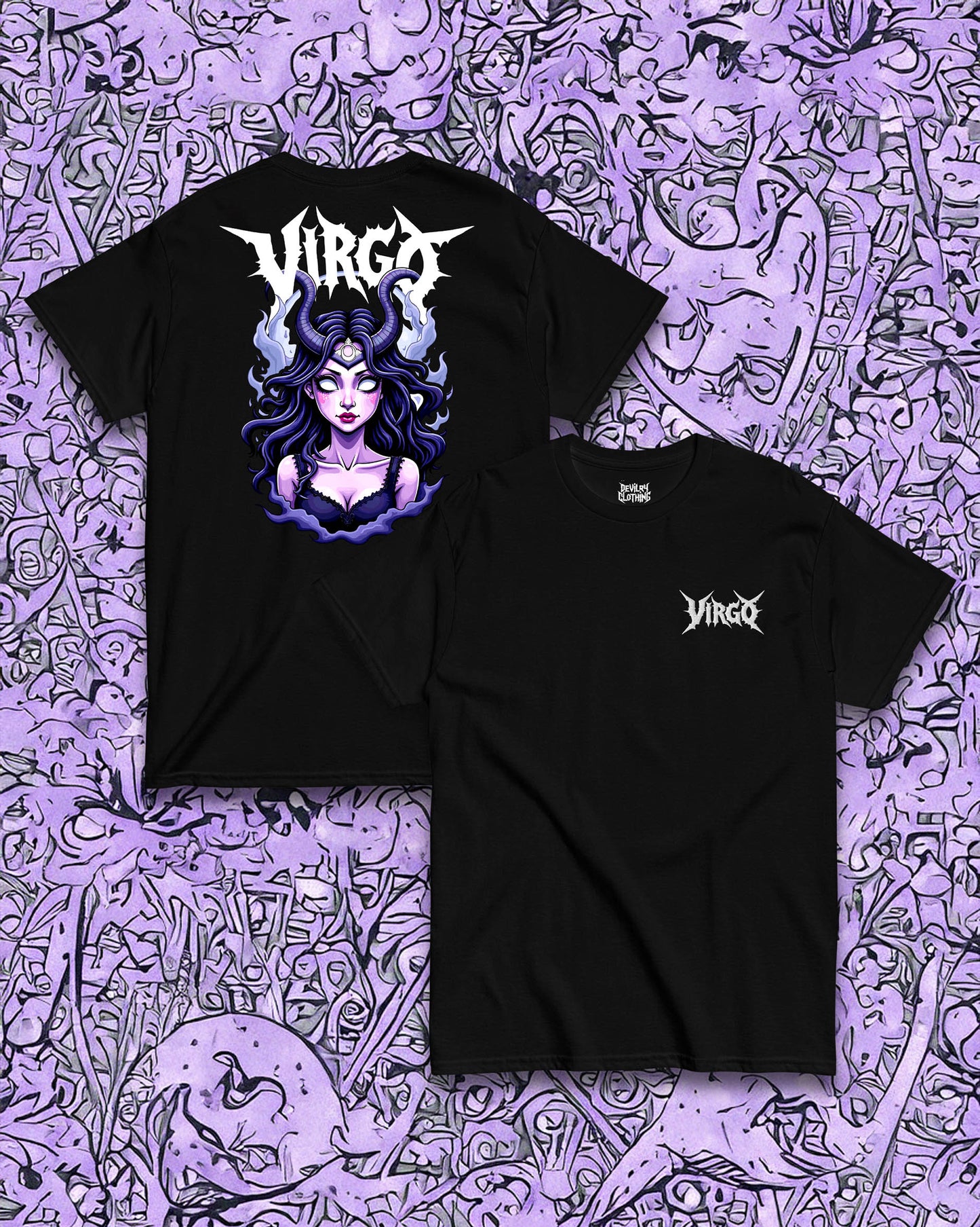 VIRGO Embroidered T-Shirt