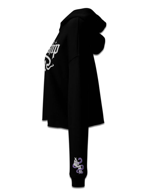 Worship Me Cropped Hoodie