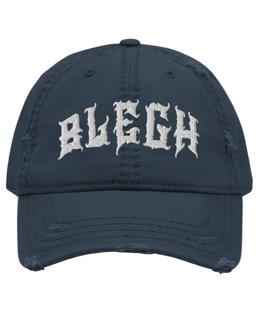 Blegh Distressed Dad Hat