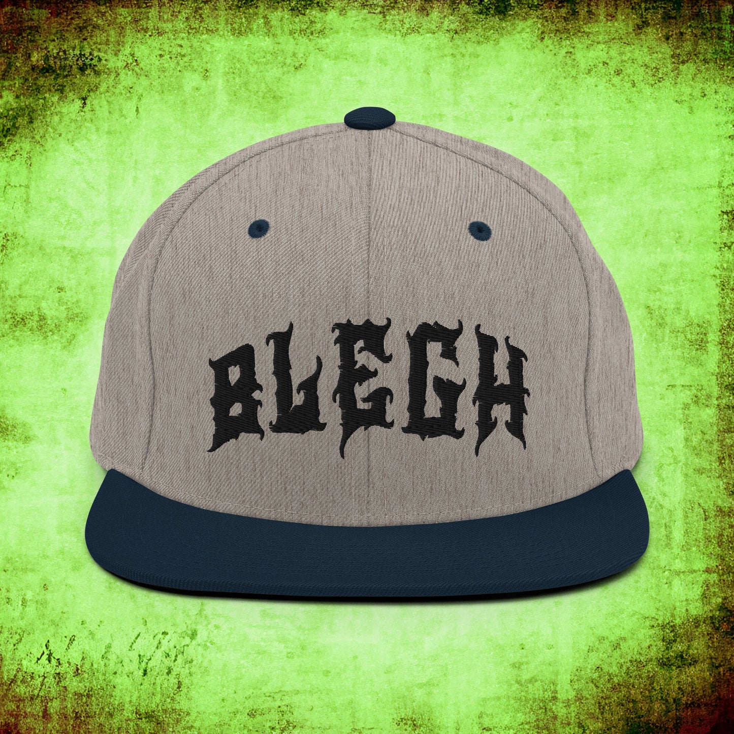 Classic Heather Blegh Snapback Hat