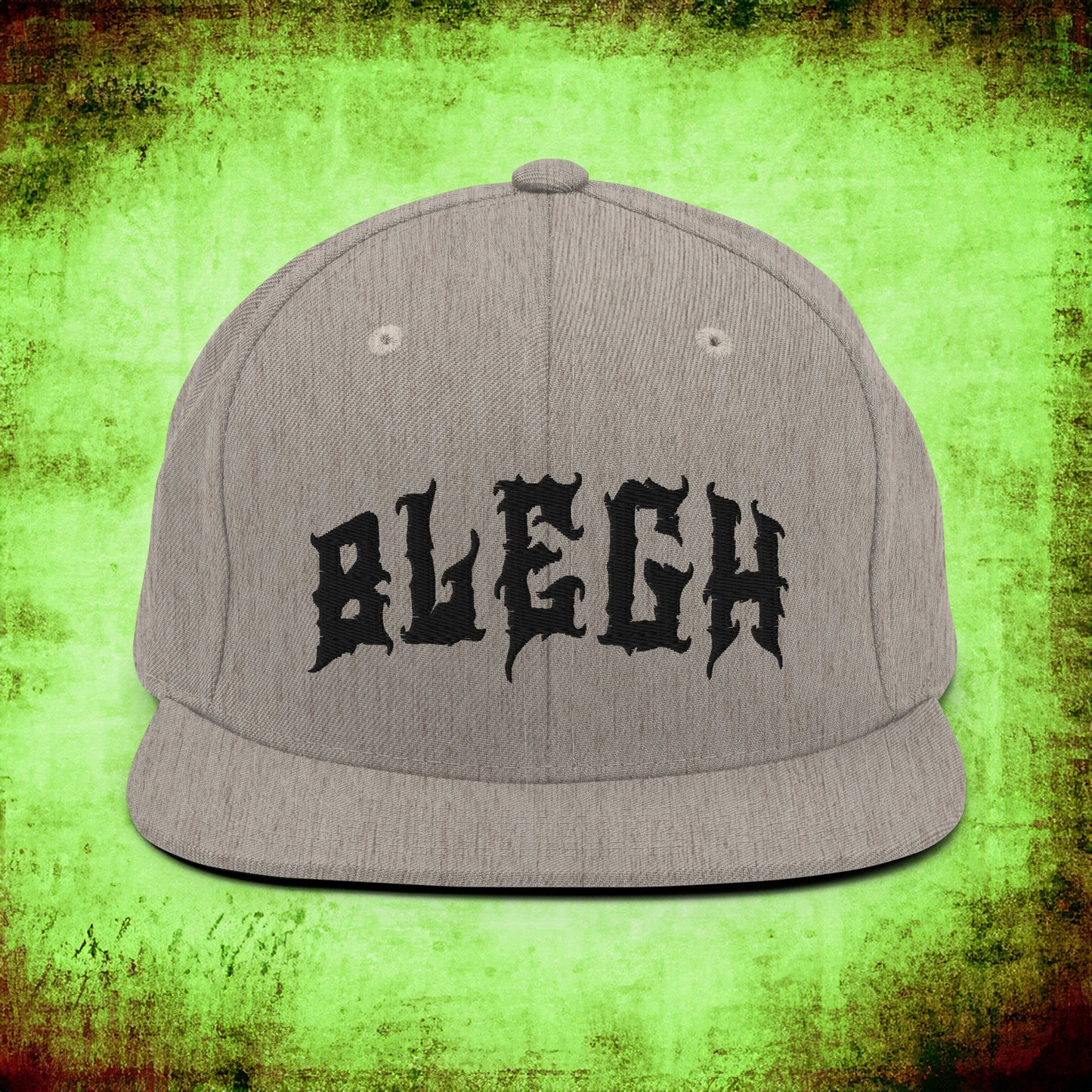 Classic Heather Blegh Snapback Hat