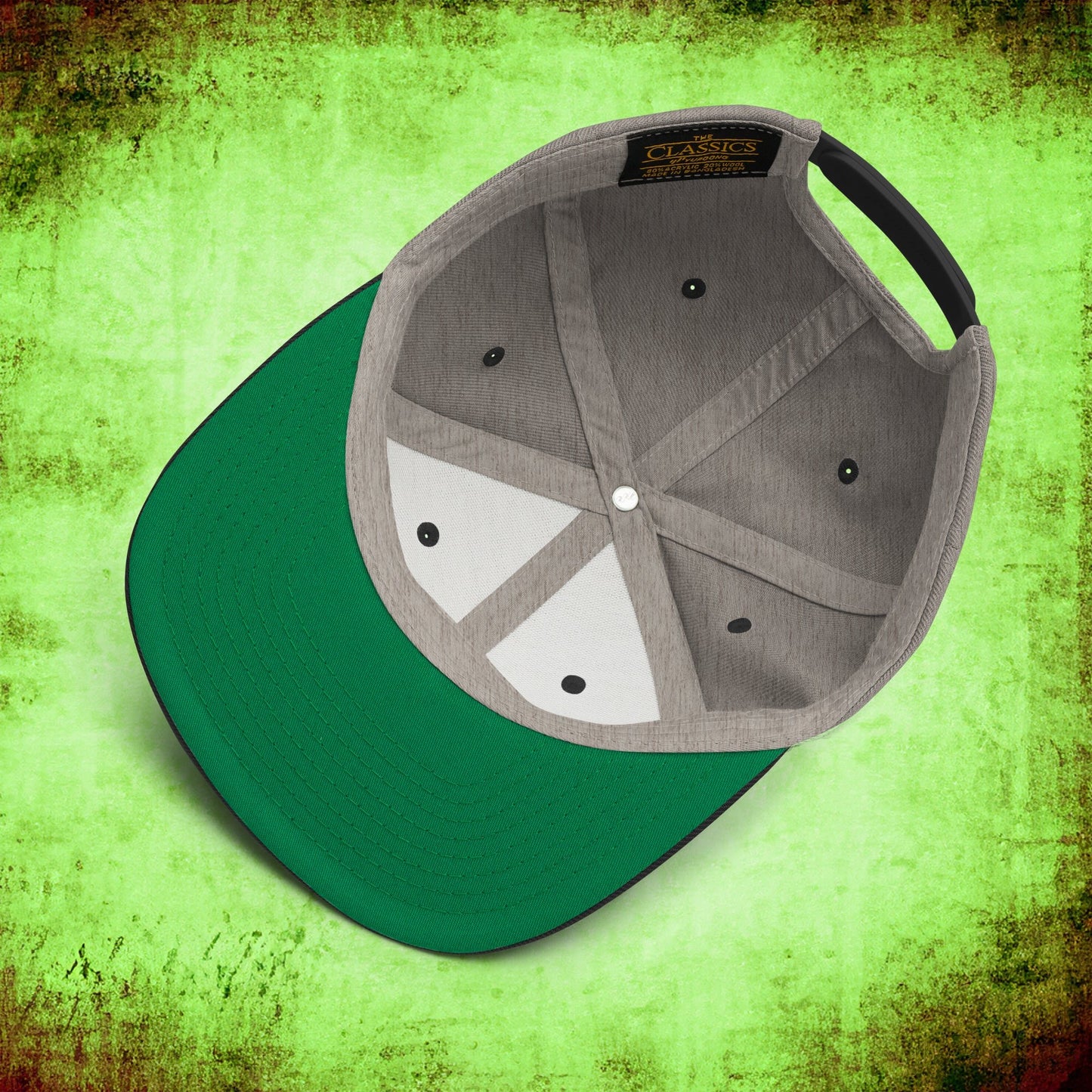 Classic Heather Blegh Snapback Hat