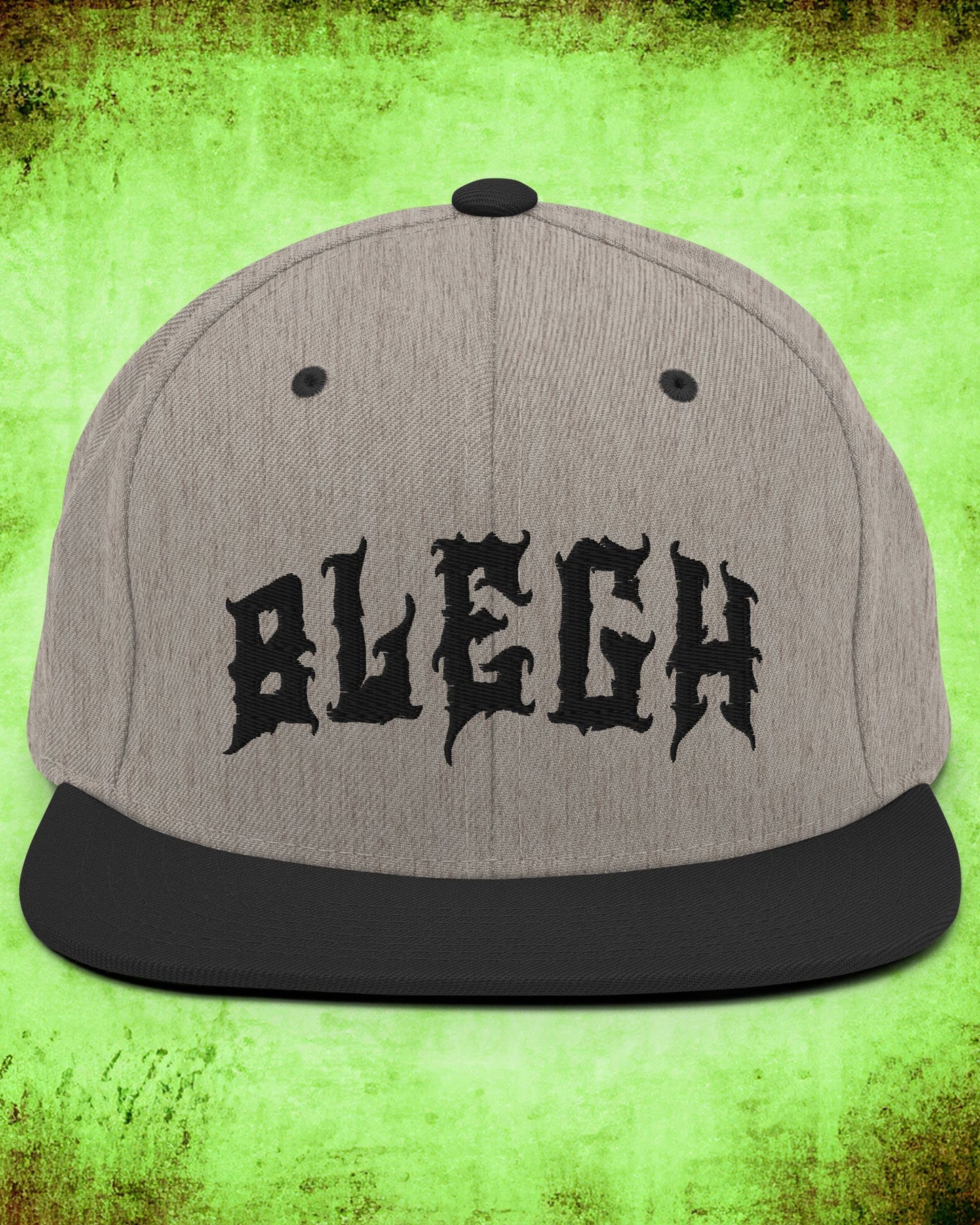 Classic Heather Blegh Snapback Hat