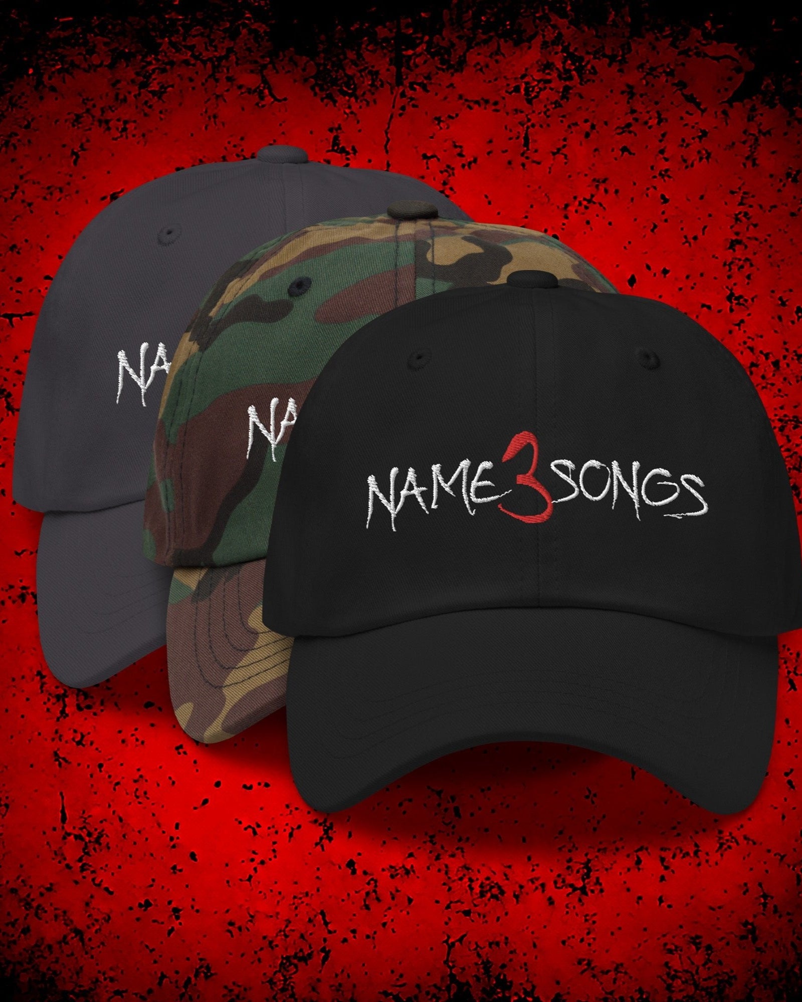 Name 3 Songs Classic Dad Hat