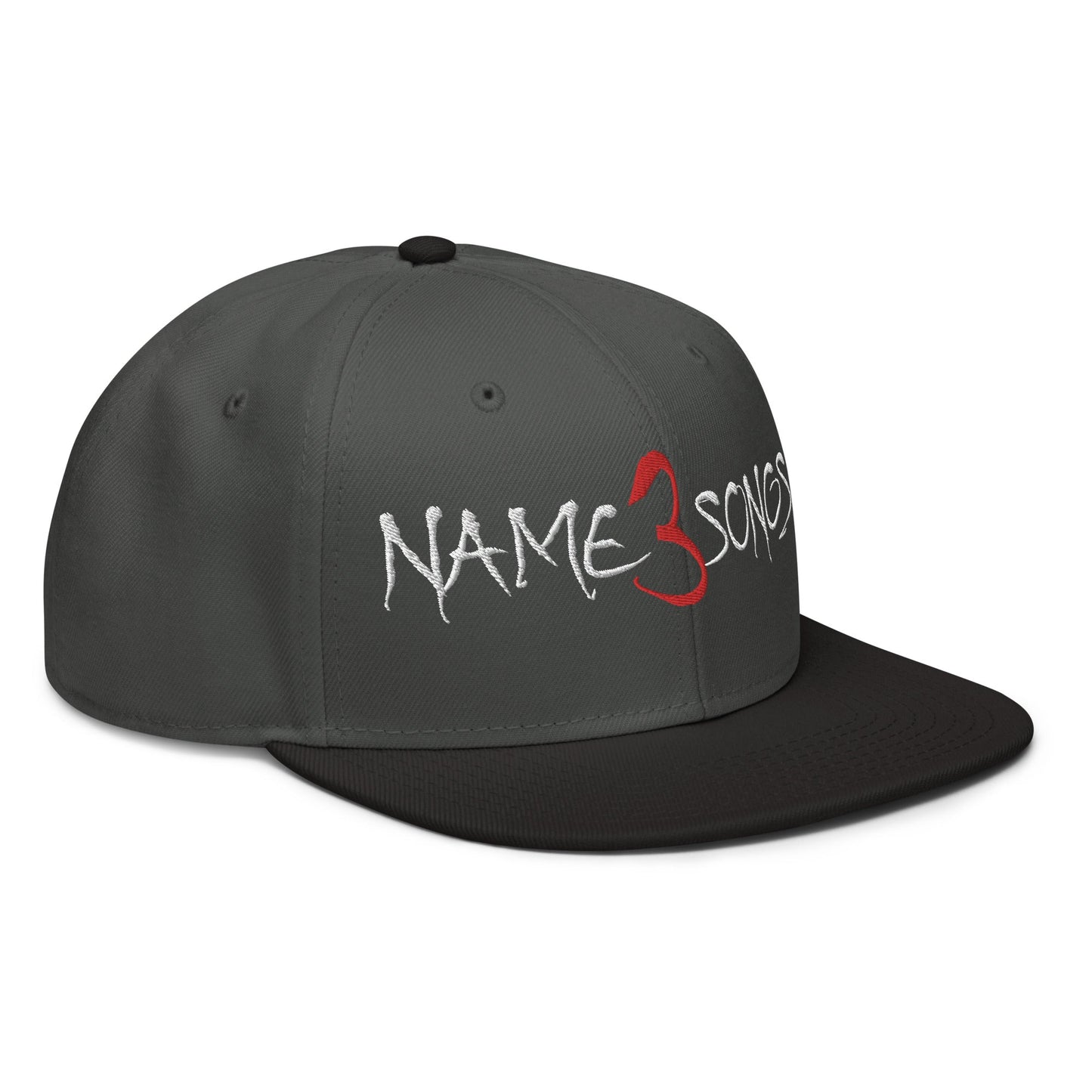 Name 3 Songs Snapback Hat