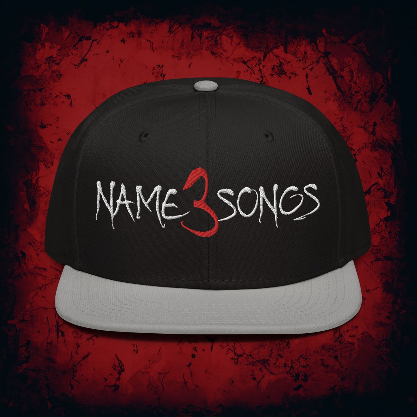 Name 3 Songs Snapback Hat