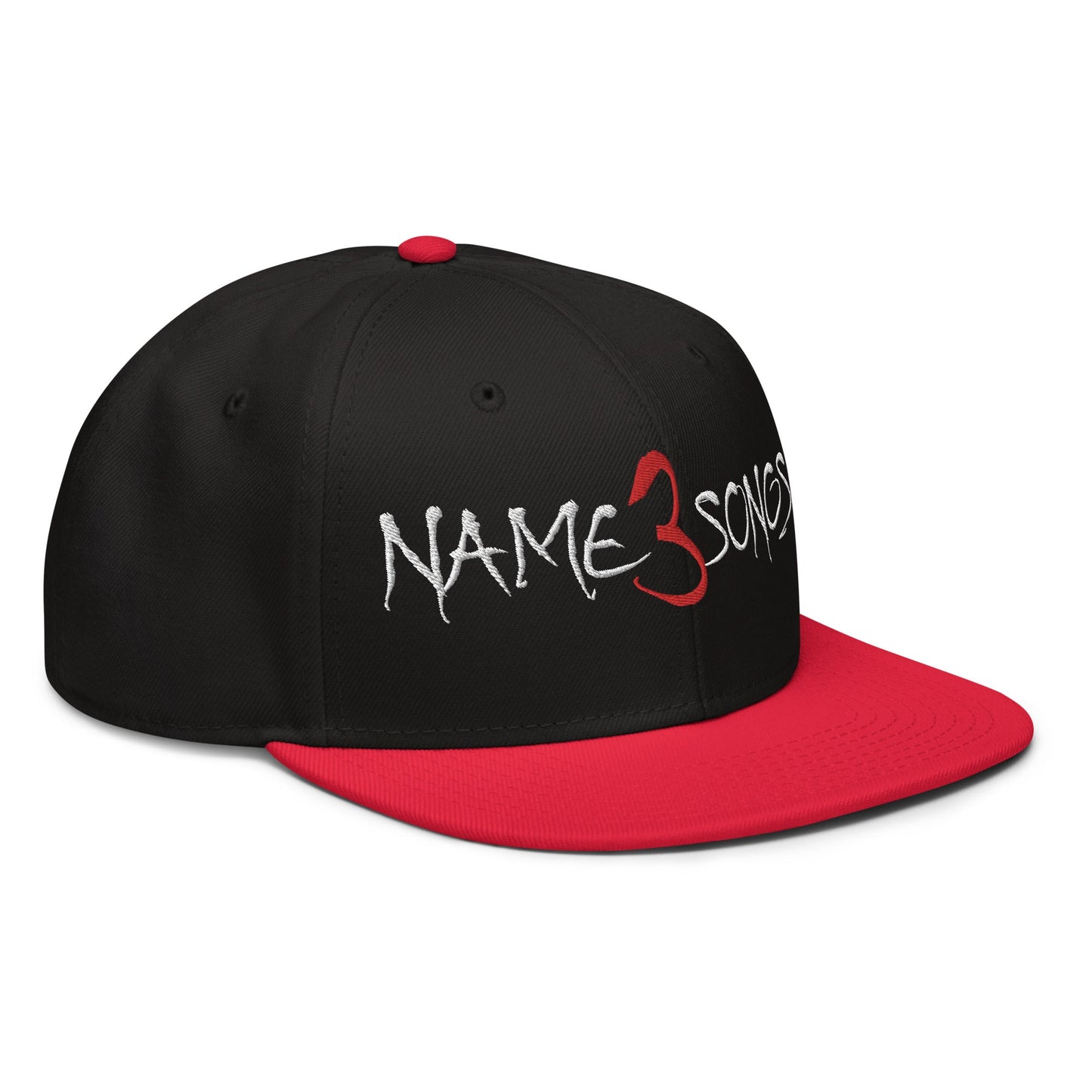 Name 3 Songs Snapback Hat