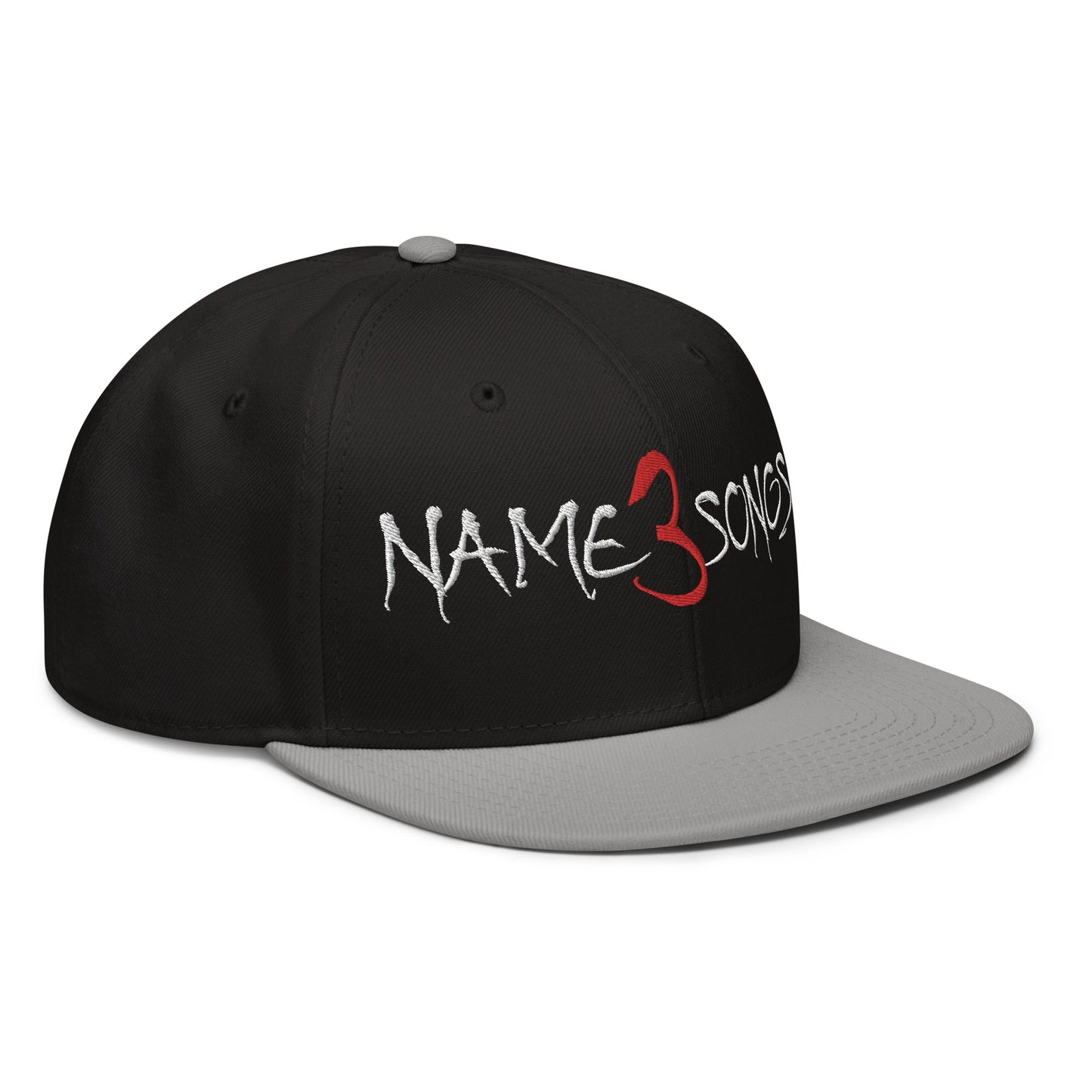 Name 3 Songs Snapback Hat