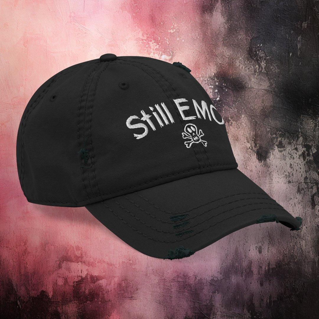 Still Emo Distressed Dad Hat
