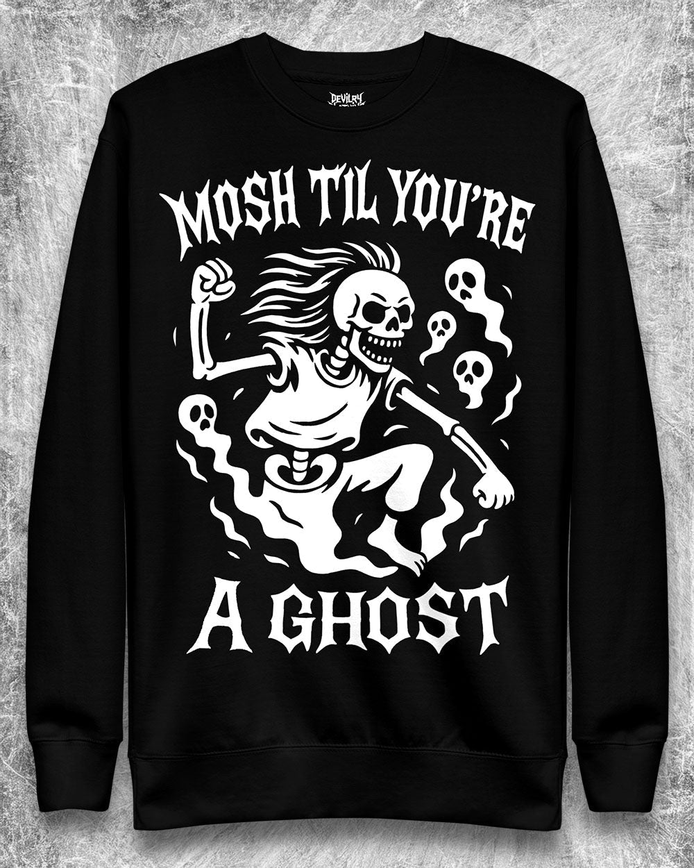 Mosh Til You’re a Ghost Clothing Collection | Skeleton Metal Merch ...