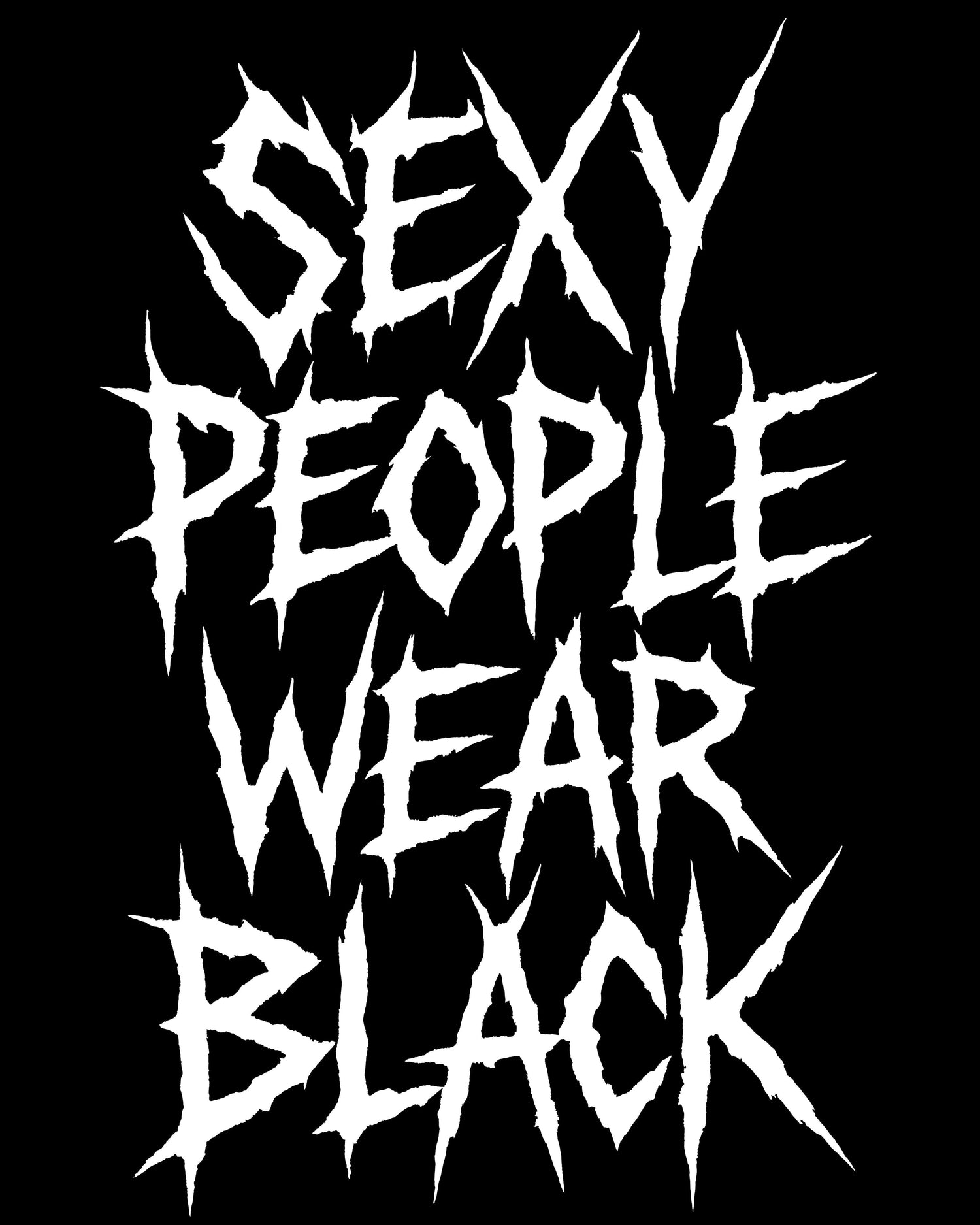 SEXY PEOPLE WEAR BLACK Collection - Devilry Clothing