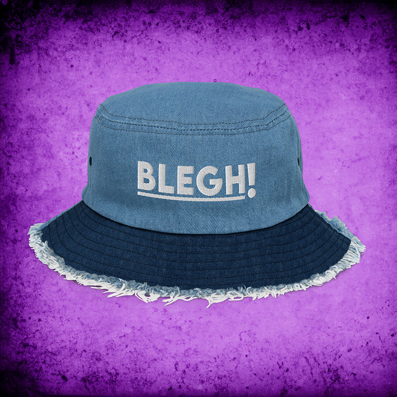 Classic Blegh Distressed Bucket Hat