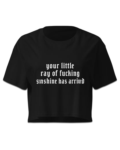 Little Ray Of Sunshine Crop Top
