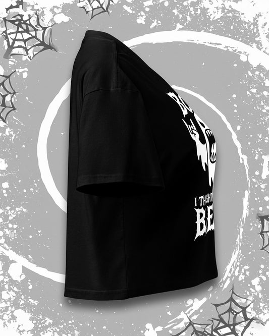 BOO? I Thought You Said BLEGH Crop Top