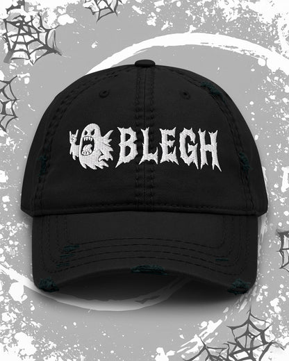 BOO BLEGH Distressed Dad Hat