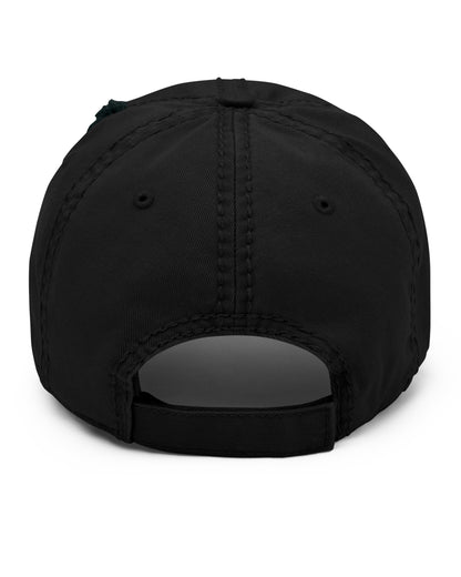 BORN TIRED Distressed Dad Hat