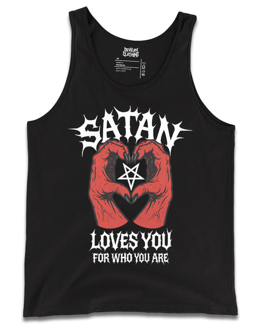 Satan Loves You For Who You Are Tank Top