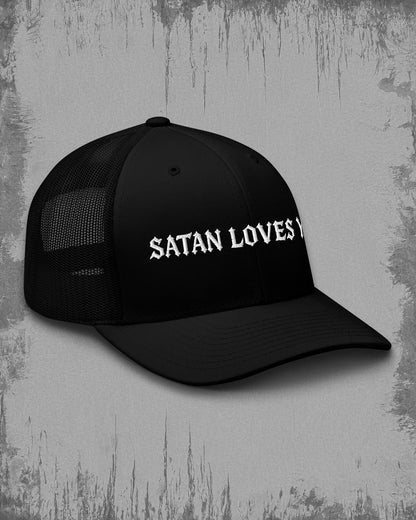 SATAN LOVES YOU Trucker Hat