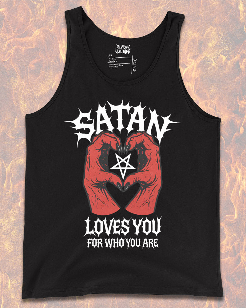 Satan Loves You For Who You Are Tank Top