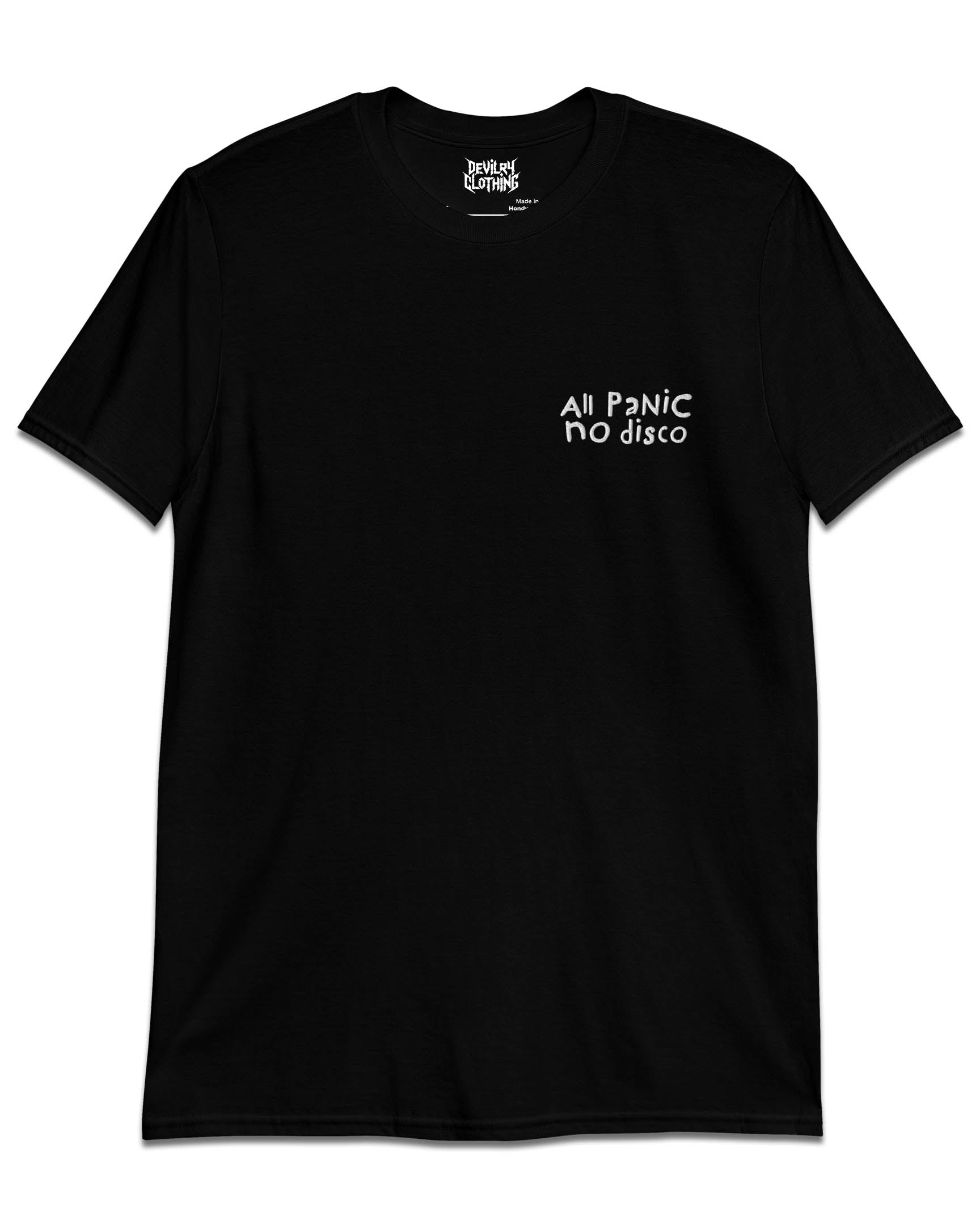 All PaNiC No Disco Embroidered T-Shirt