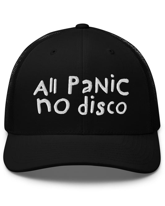 All PaNiC no disco Trucker Cap