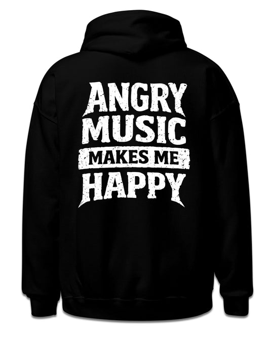 Angry Music Makes Me Happy Hoodie