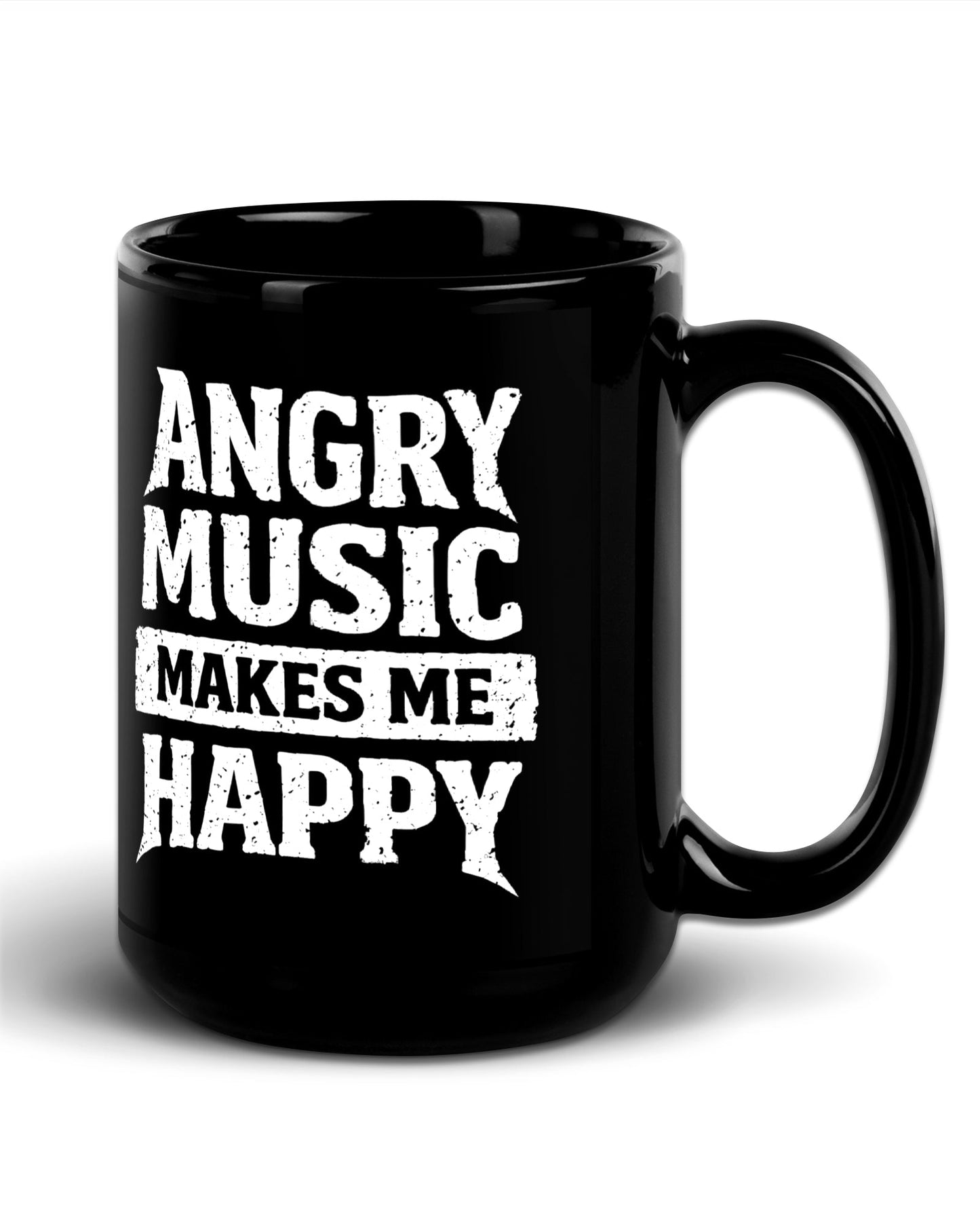 Angry Music Makes Me Happy Mug