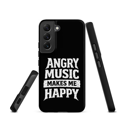 Angry Music Makes Me Happy Tough Samsung Case
