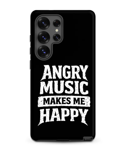 Angry Music Makes Me Happy Tough Samsung Case