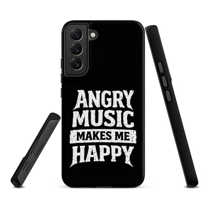 Angry Music Makes Me Happy Tough Samsung Case