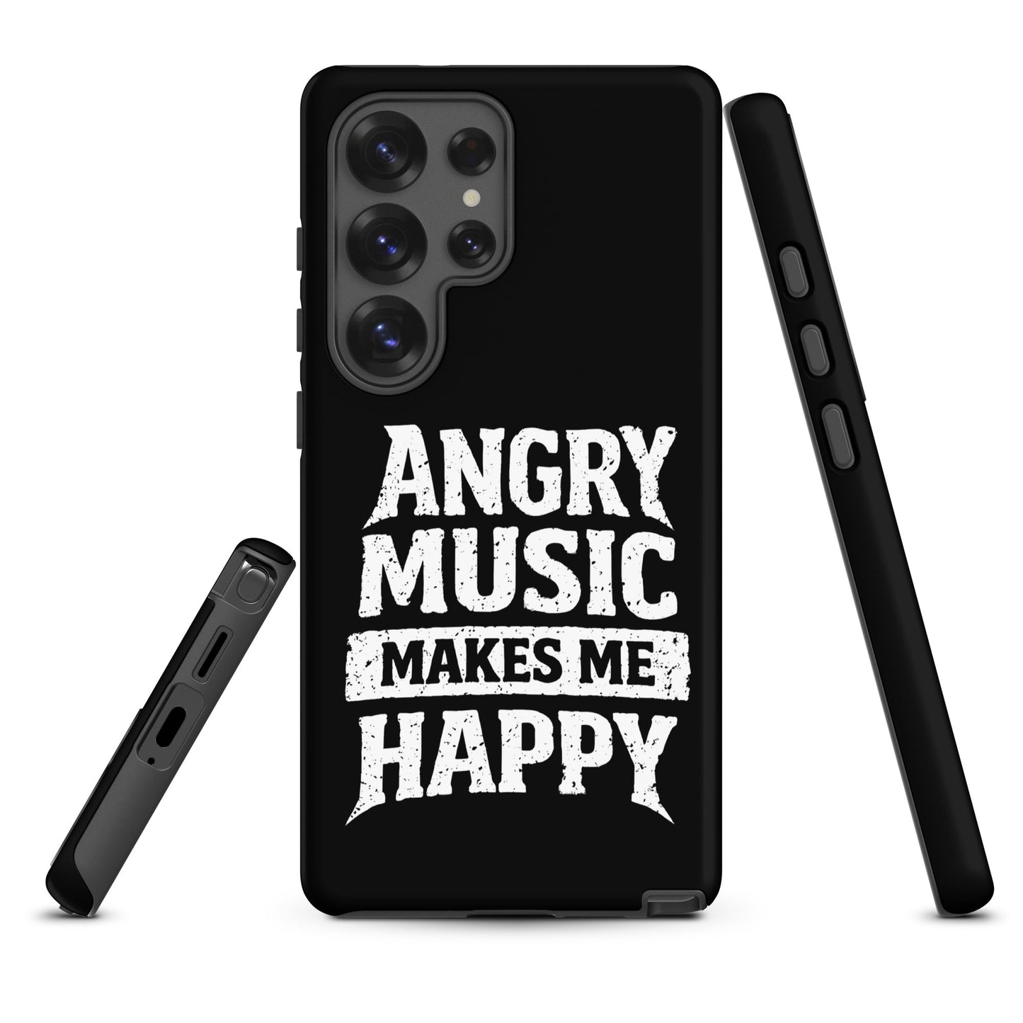Angry Music Makes Me Happy Tough Samsung Case