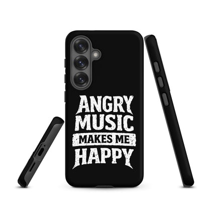 Angry Music Makes Me Happy Tough Samsung Case