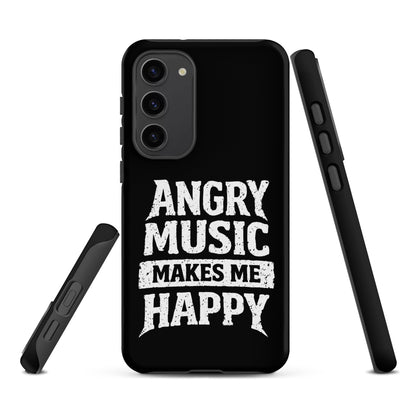 Angry Music Makes Me Happy Tough Samsung Case