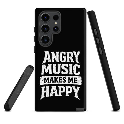 Angry Music Makes Me Happy Tough Samsung Case