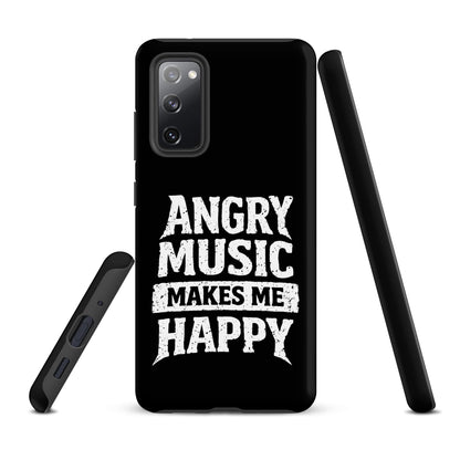 Angry Music Makes Me Happy Tough Samsung Case